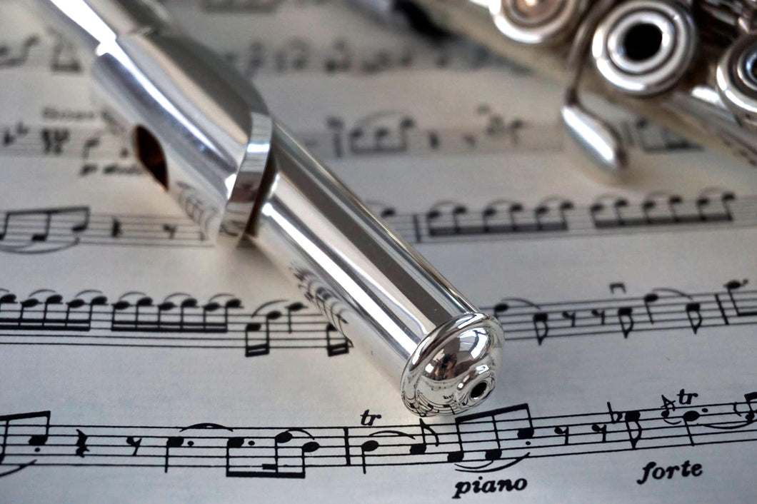 1 Flute Crown in Polished Sterling Silver
